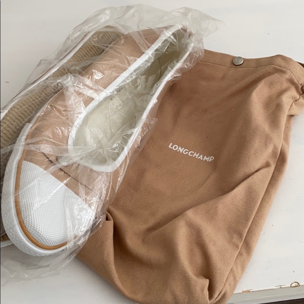 Longchamp DESIGNER Le Pilage Ballet Flat Sneakers